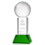 Custom Small Pickleball Award on Stowe Green Base - Etched