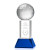 Custom Golf Ball Award on Stowe Blue Base Small - Etched