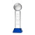 Custom Golf Ball Award on Stowe Blue Base Large - Etched