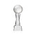Custom Golf Ball Award on Grafton Clear Base Small