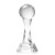 Custom Baseball Award on Langport Clear Base - Etched