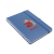 Custom Full Color Ocean Repreve Notebook 5 x 7 - Blue Side View 
