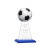 Custom Edenwood Soccer Award Blue Base Small - Etched
