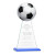Custom Edenwood Soccer Award Sky Blue Base Large - Etched
