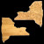 Custom U.S. State Shaped Bamboo Cutting and Serving Boards - New York