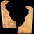 Custom U.S. State Shaped Bamboo Cutting and Serving Boards - Delaware