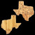 Custom U.S. State Shaped Bamboo Cutting and Serving Boards - Texas