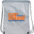 Custom 14 x 17 Drawstring Backpack - Full Color - Grey 