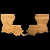 Custom U.S. Destination Bamboo Cutting and Serving Boards - Louisiana