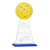 Custom Large Edenwood Pickleball Award Blue Base - Etched