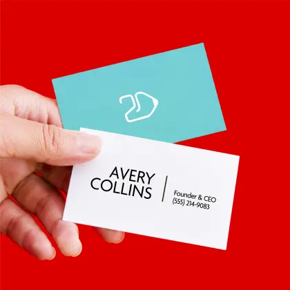 Custom printed business cards
