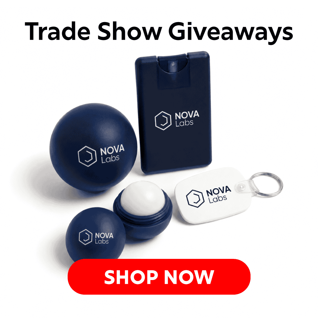 CTA to buy trade show giveaways