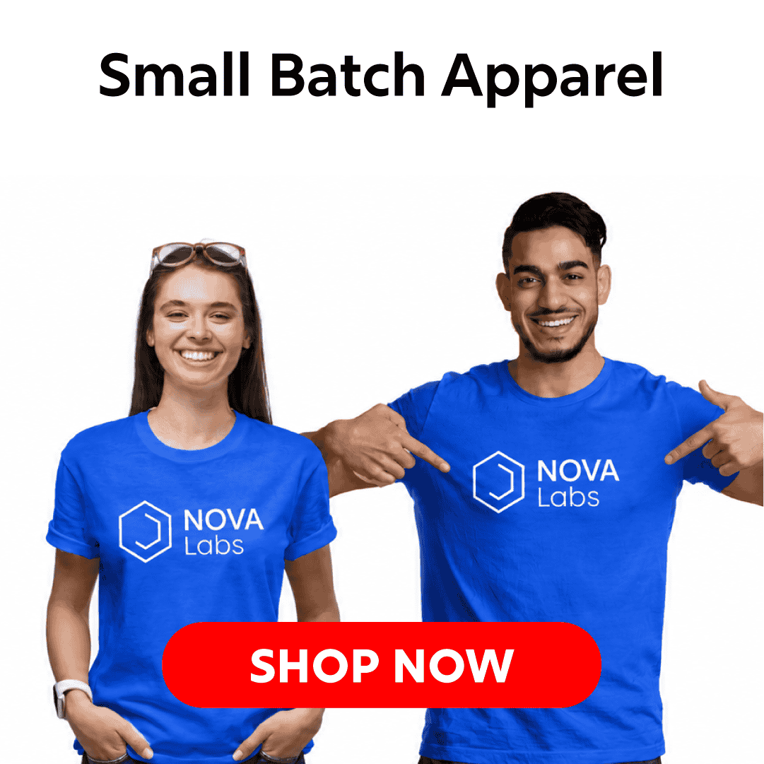 CTA to buy small batch apparel for the team