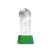Custom Small Soccer Ball Award on Belcroft Green Base - Etched