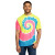 Custom Port & Co Tie-Dye Tee - Neon Rainbow