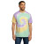 Custom Port & Co Tie-Dye Tee - Mint Rainbow