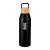 Custom Aspen 24 oz Recycled Bottle with FSC Bamboo Lid - Black 
