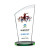 Custom Medium Tomkins Full Color Award Green Base