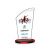 Custom Small Tomkins Full Color Award Red Base