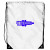 Custom Barato Drawstring Backpack - White