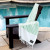 Custom Recycled Beach Blanket - Green/White