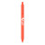 Custom  Alix Eye Candy Plastic Ballpoint Pen - Coral