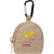 Custom Mini Backpack Bag Charm - Natural w/ Logo