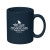 Two-Tone Stoneware 11 oz Mug with Imprint - Navy