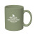 Two-Tone Stoneware 11 oz Mug with Imprint - Sage