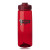 Custom 28 oz. Sports Bottles with Straw - Red