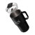 Custom Fresh Start 22 oz Recycled Stainless Steel Tumbler - Black Open View