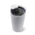 Custom Up to Par 16.9 oz Recycled Stainless Steel Tumbler - White Open Cap View