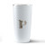 Custom Up to Par 16.9 oz Recycled Stainless Steel Tumbler - White