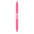 Custom  Alix Eye Candy Plastic Ballpoint Pen - Pink