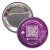 Custom 2 3/16" Diam Round Button with Pin
