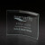 Custom Crescent Large Glass Award - Etched