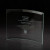 Custom Crescent X-Large Glass Award - Etched