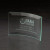 Custom Chronicle X-Small Jade Glass Award - Etched