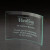 Custom Chronicle Small Jade Glass Award - Etched