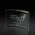 Custom Chronicle Medium Jade Glass Award - Etched