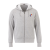 Custom Men's Cypress Fleece Full Zip Hoody - Heather Grey