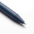 Custom Buzz Recycled Aluminum Ballpoint Pen - Navy Blue Top View
