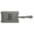 Custom Old Money Peekaboo Luggage Tag - Grey