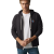 Custom Men's American Giant Lightweight Full Zip Hoodie - Black Heather Lifestyle View 