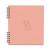 Custom ColorPulse Hard Cover Spiral Journal - Melon 