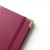 Custom Luna A4 Hard Cover Spiral Journal - Berry Blossom Edge View
