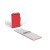 Custom Neoskin Pocket Spiral Notepad Combo - Red Open View
