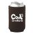 Custom Neoprene Collapsible Can Coolers - Chocolate Brown