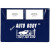 Custom Document Case with Two Pockets on the Flap - Royal Blue