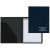 Custom Budget Sealed Edge Padfolio - Navy Blue